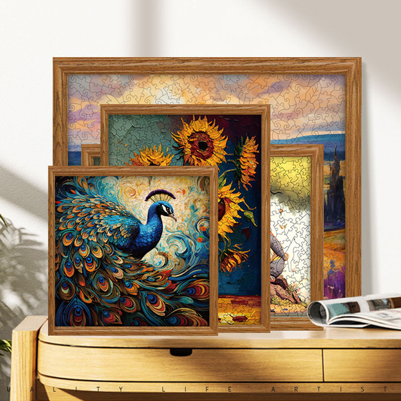 Wooden jigsaw puzzle Wooden jigsaw puzzle